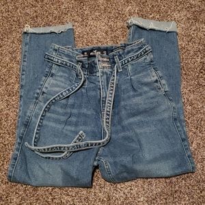 Hollister high rise mom jeans
